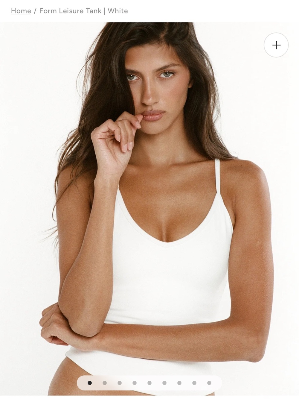 CSB White Racerback Tank Top - Picture 6 of 6